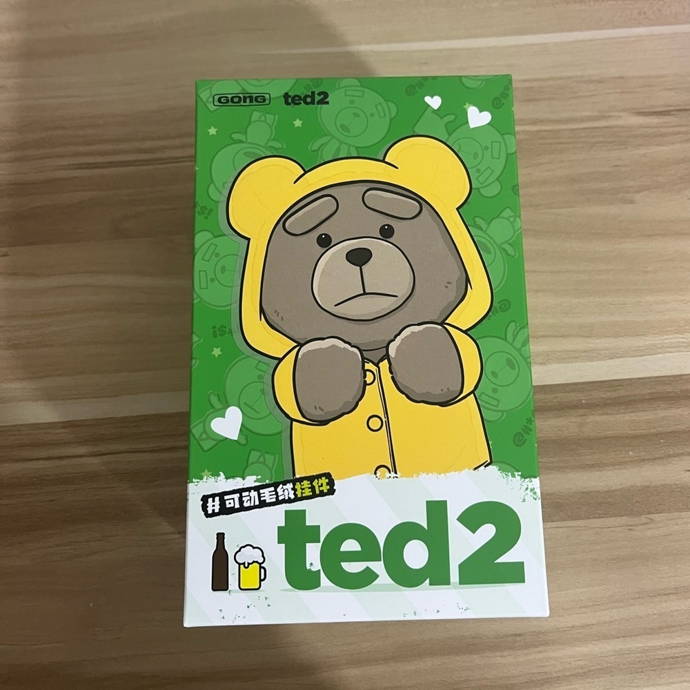 POP MART ted 2 Teddy Bear Action Plush Pendant